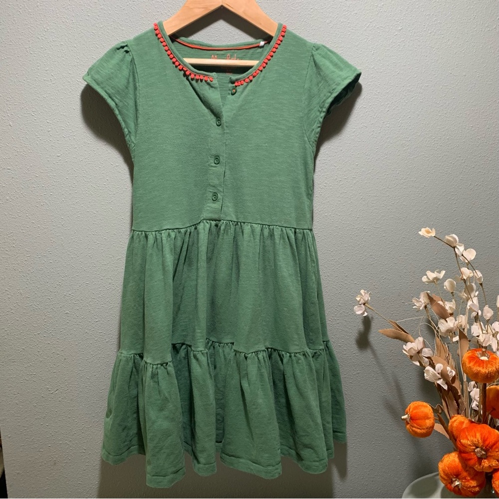 Mini Boden // Girls Green Dress - Size 8-9 years
